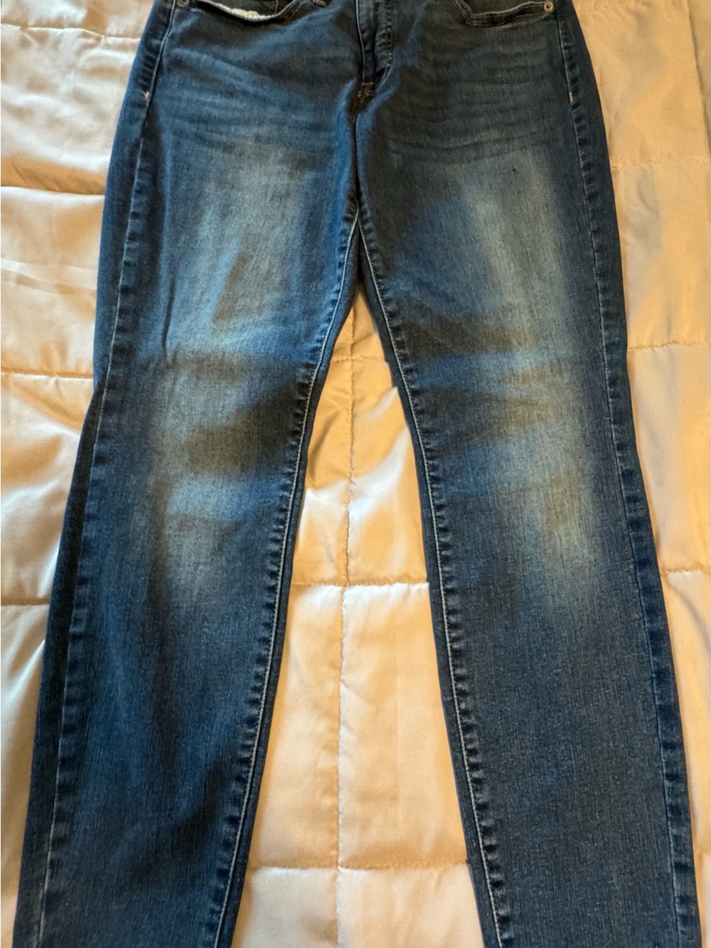 Lucky Brand Slim Straight Dark Blue Washed Jeans